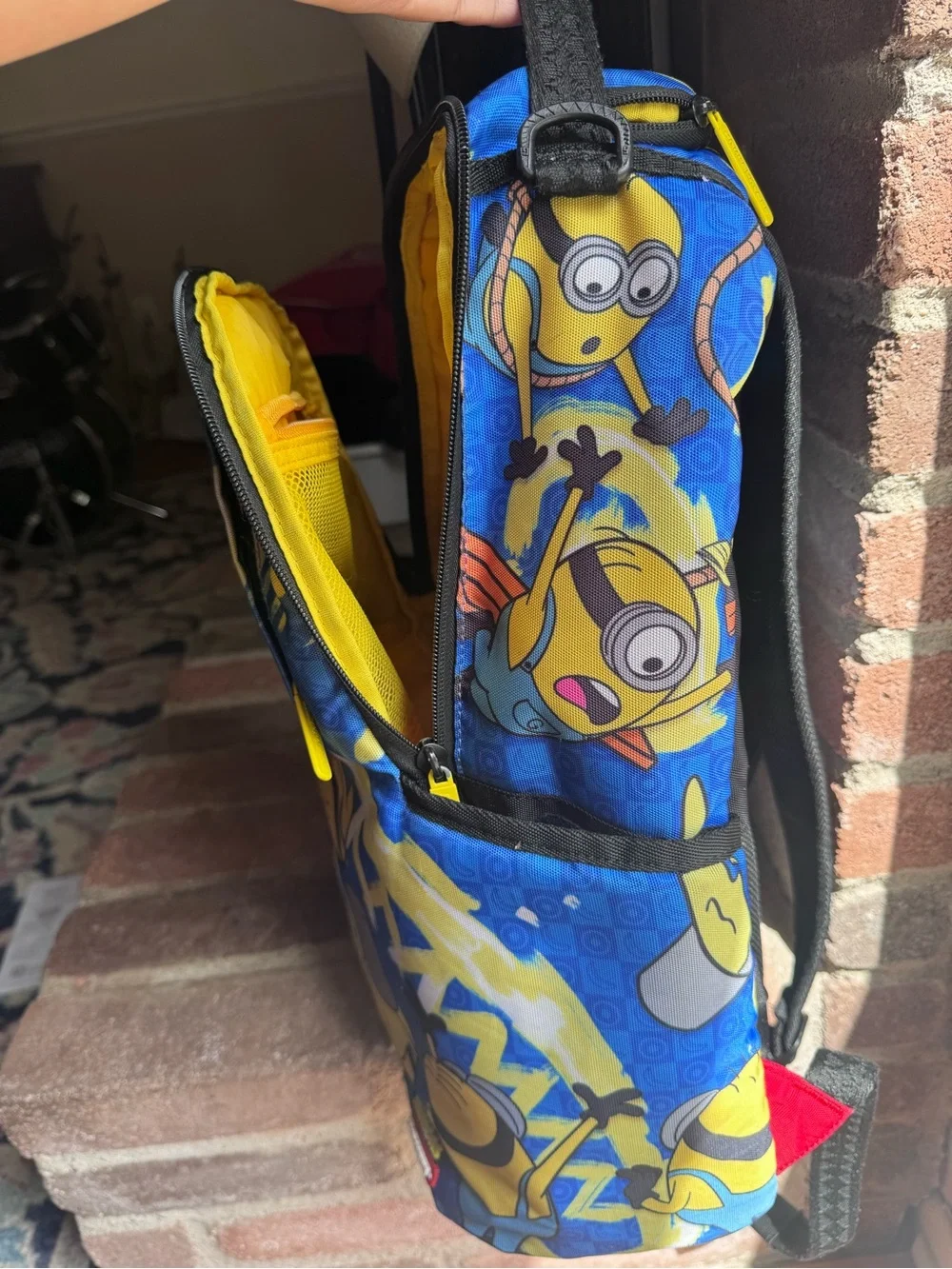 Sprayground Minion Banana Mayhem DLXR Backpack